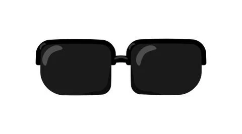 Black sunglasses Stock Illustration