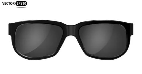 Black sunglasses - vector illustration Stock Illustration