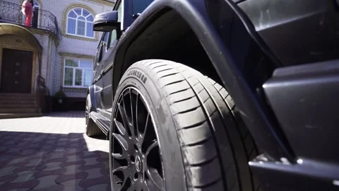 Black SUV Stock Footage 146744884