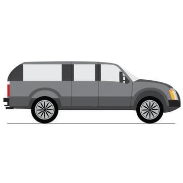 Black suv Stock Illustration