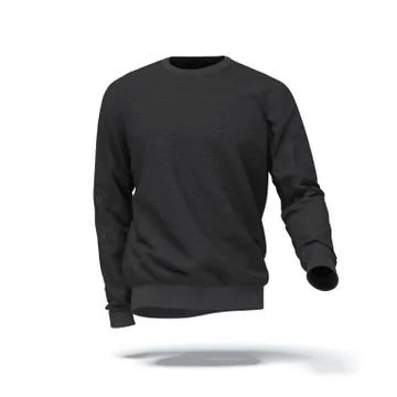 Black sweatshirt 库存插图