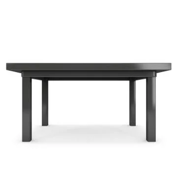 Black Table 3D 스톡 일러스트