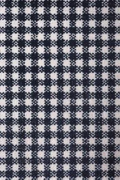 Black table cloth with grids Foto stock