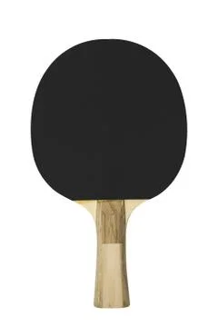 Black table tennis racket Stock Photos