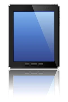 Black Tablet Computer Stock Illustration