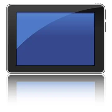 Black Tablet Computer Stock Illustration