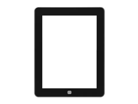 Black Tablet Computer Stock Illustration