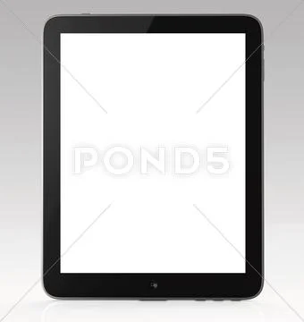 Black tablet pc イラスト素材