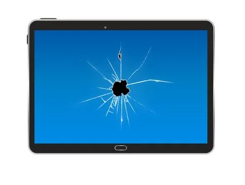 Black Tablet PC Illustration Stock Illustration