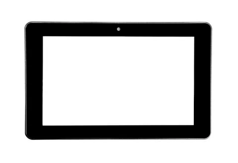 Black tablet PC Stock Photos