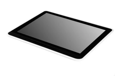 Black tablet pc Stock Photos
