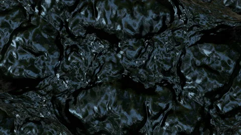 Black tar mixes constantly. Stock Footage 150213579