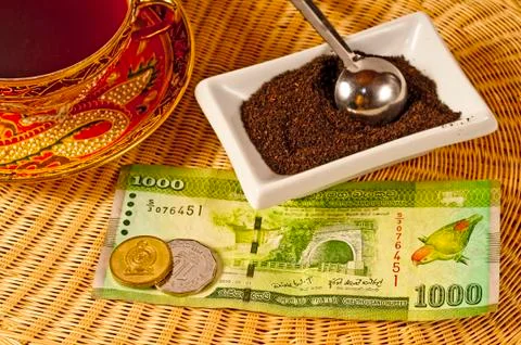 Black tea of ceylon Stock Photos