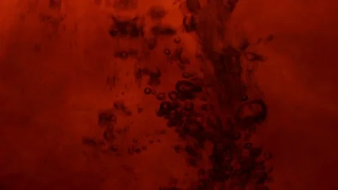 Black tea close-up texture with bubbles Stock Footage 76284129