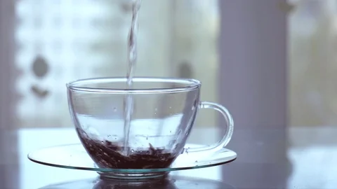 Black tea Vídeo Stock 117336711