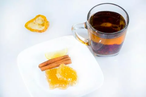 Black tea. Stock Photos