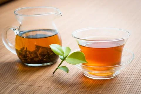 Black tea Foto stock