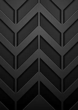 Black tech concept abstract vector background Illustrazione stock