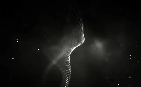 Black technology background. Global communication network concept. Stock Illustration