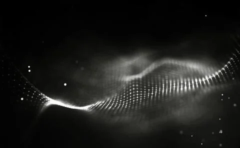 Black technology background. Global communication network concept. Иллюстрация