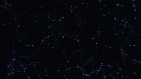 Black Technology Background with Polygonal Shapes Video stock 97064845