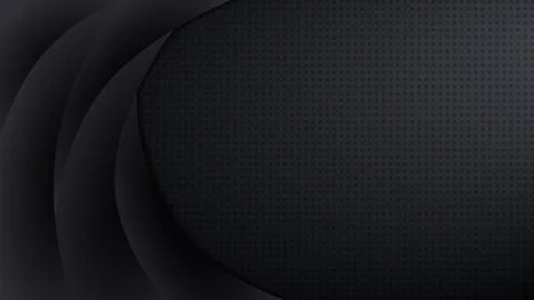 Black technology design with dotted stylized background, soft shadow and space Stock Illustration