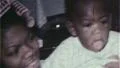 Black TEENAGE MOTHER BABY African American 1970s Vintage Film Home Movie 7410 HD Footage