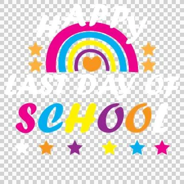 Black Text With Rainbow Arch And Stars heart white star Stock Illustration
