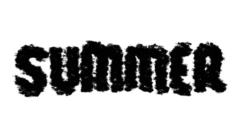 Black text Summer 4K Stock Footage 197486665