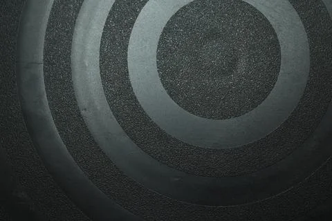Black texture background with circle shape line Foto stock