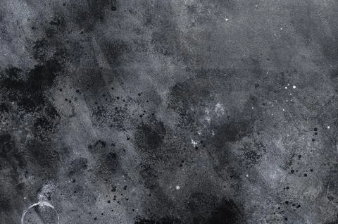 Black texture, rough background. concrete dark floor, old grunge background Foto stock