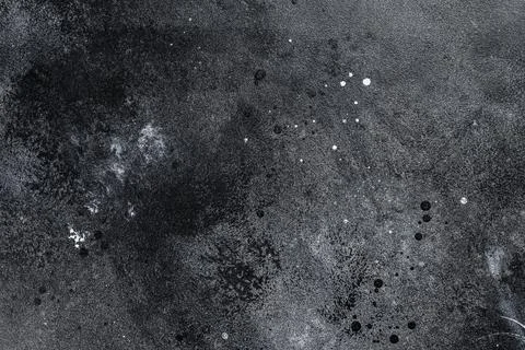 Black texture, rough background. concrete dark floor, old grunge background Stockfoto's