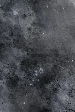 Black texture, rough background. concrete dark floor, old grunge background Foto stock