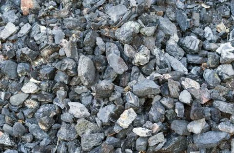 Black texture of slag Stock Photos