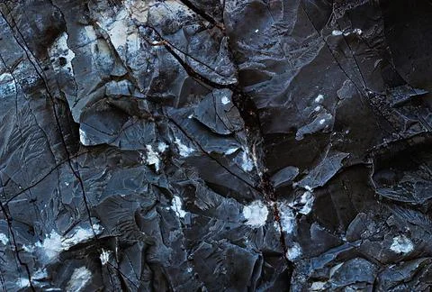 Black texture. Stone background. Dark marble. Silver Wall. Rock background. R Stock Photos