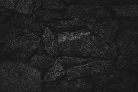 Black texture. Stone background. Dark marble. Rock texture. Rock surface with Stock Photos