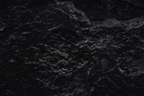 Black texture. Stone background. Dark marble. Rock texture. Rock surface with Stock Photos
