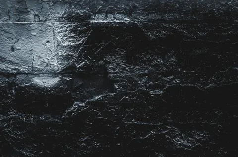 Black texture. Stone background. Dark marble. Rock texture. Rock surface with Stock Photos