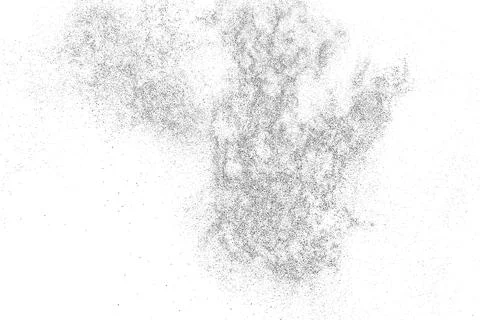 Black texture on white Stock Illustration