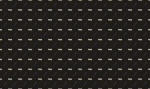 Black textured fabric background with pattern and depth Stock Illustration