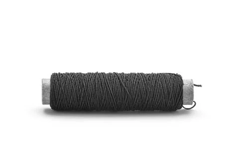 Black thread spool Stock Photos