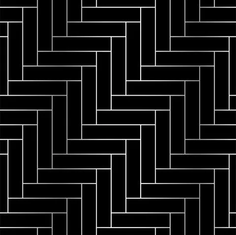 Black tile floor Stock Illustration