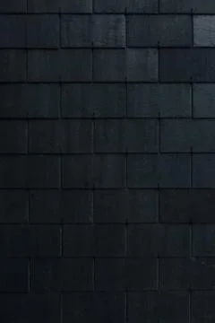 Black tile slabs backdrop Stock Photos