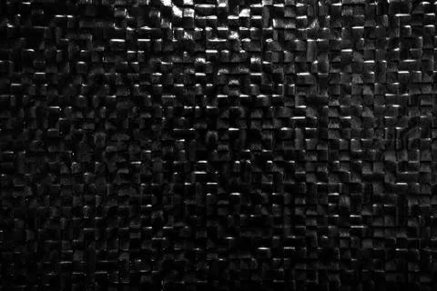 Black tile wall background reflecting light. Elegant pattern 스톡 일러스트