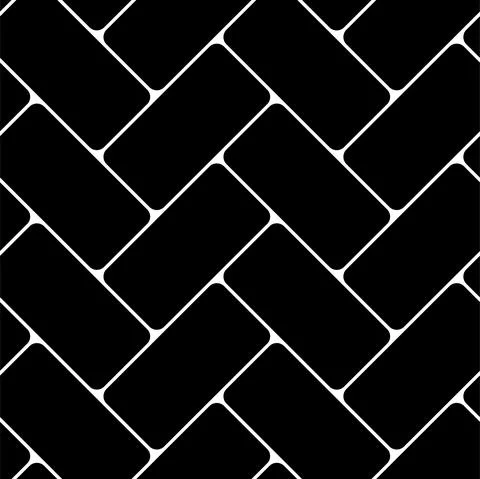 Black tiles floor 스톡 일러스트