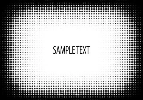 Black tiles frame. Stock Illustration