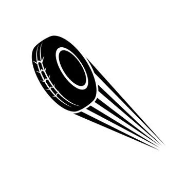 Black tire logo Stock Illustration