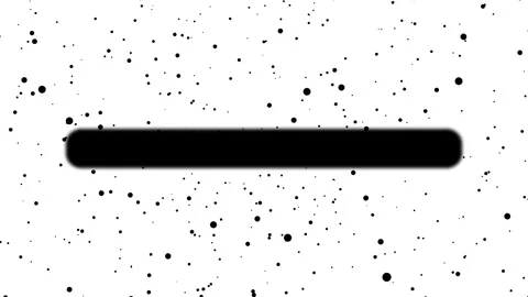 Black title bar animation with smooth abstract dot particles floating randomly. Stock Footage 329887374