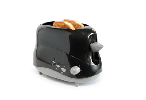 Black toaster Stock Photos