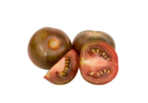Black tomatoes Stock Photos